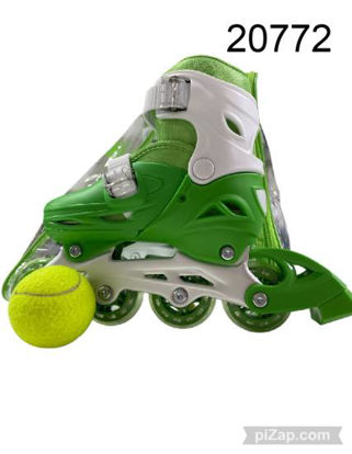 Imagen de PATIN ROLLER 28-32 CON ESTUCHE VERDE 6.25